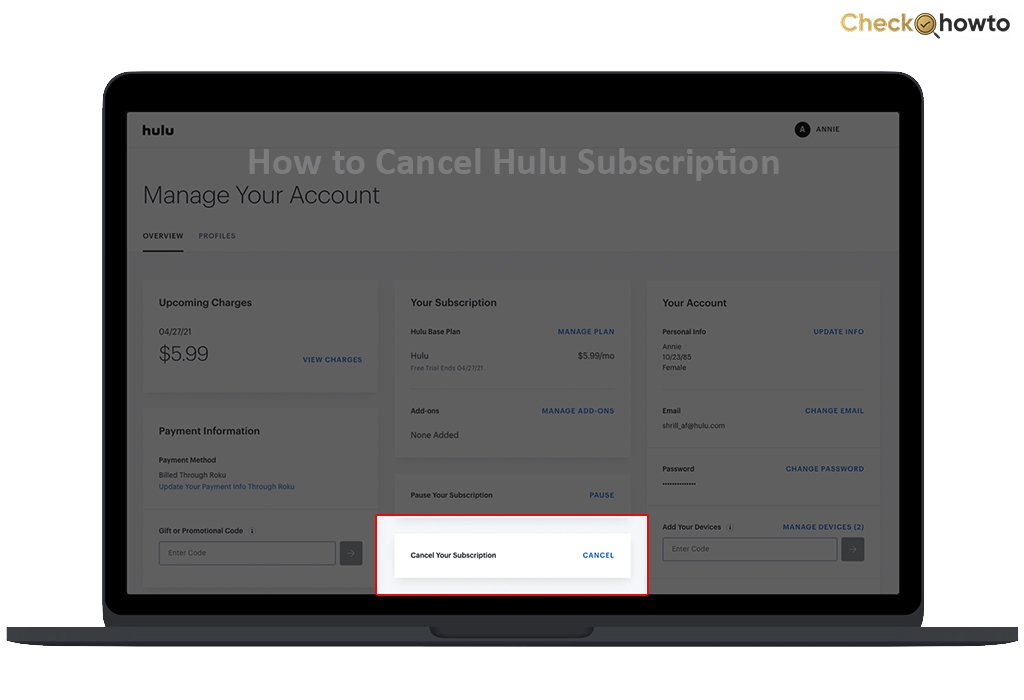 How to Cancel Hulu Subscription (Different Devices)