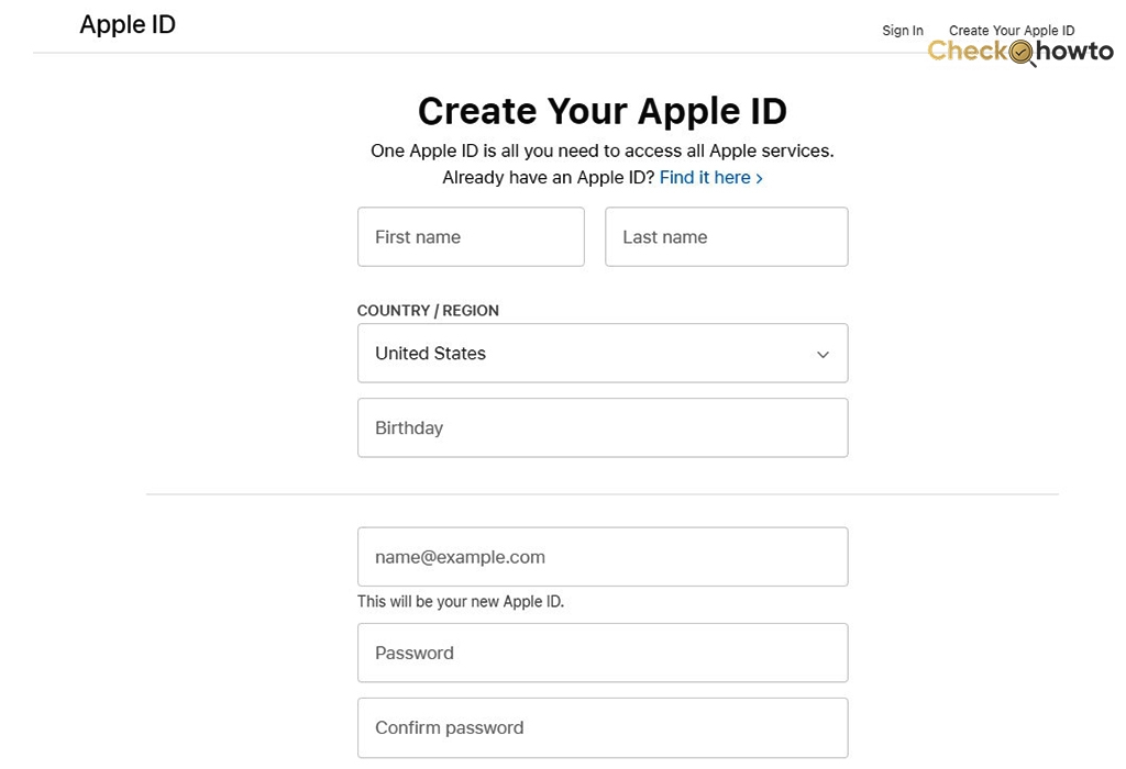How to Create an Apple ID (Any Devices)