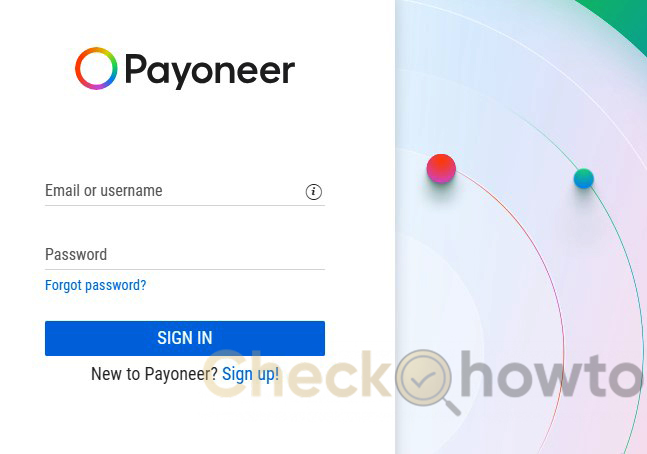 How to Login to Your Payoneer Account