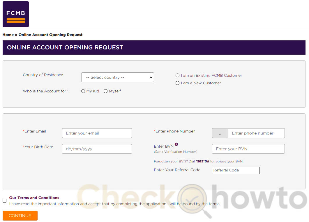 How to Open an FCMB Bank Account