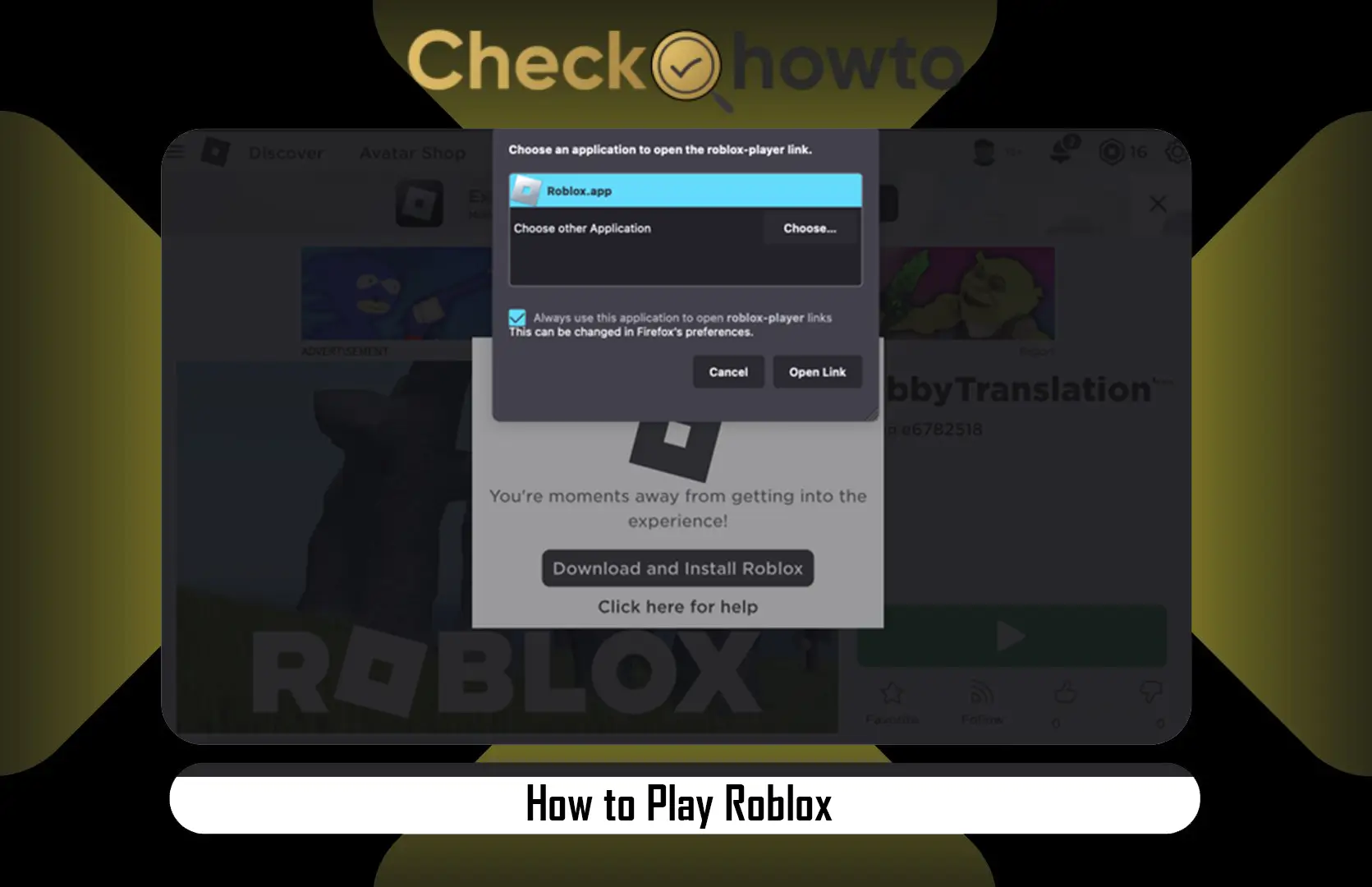 How to Play Roblox
