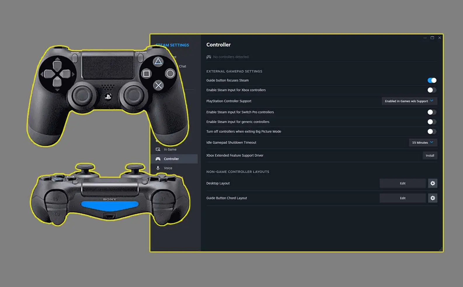 How to Use a PS4 Controller on Steam