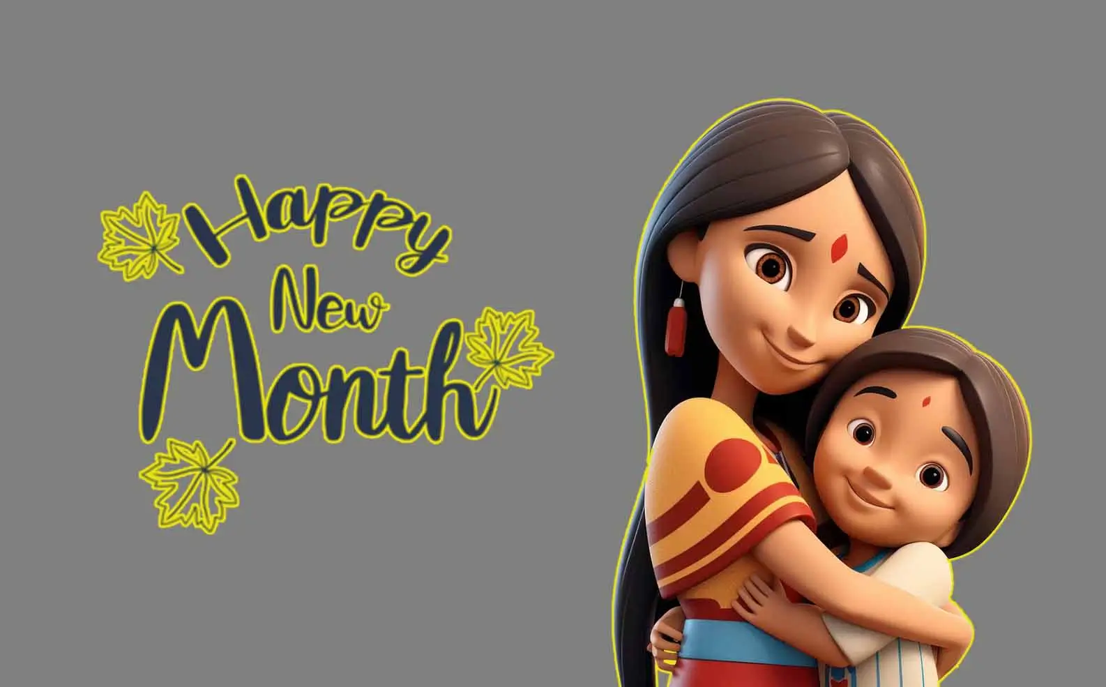 Happy New Month Messages for Mom