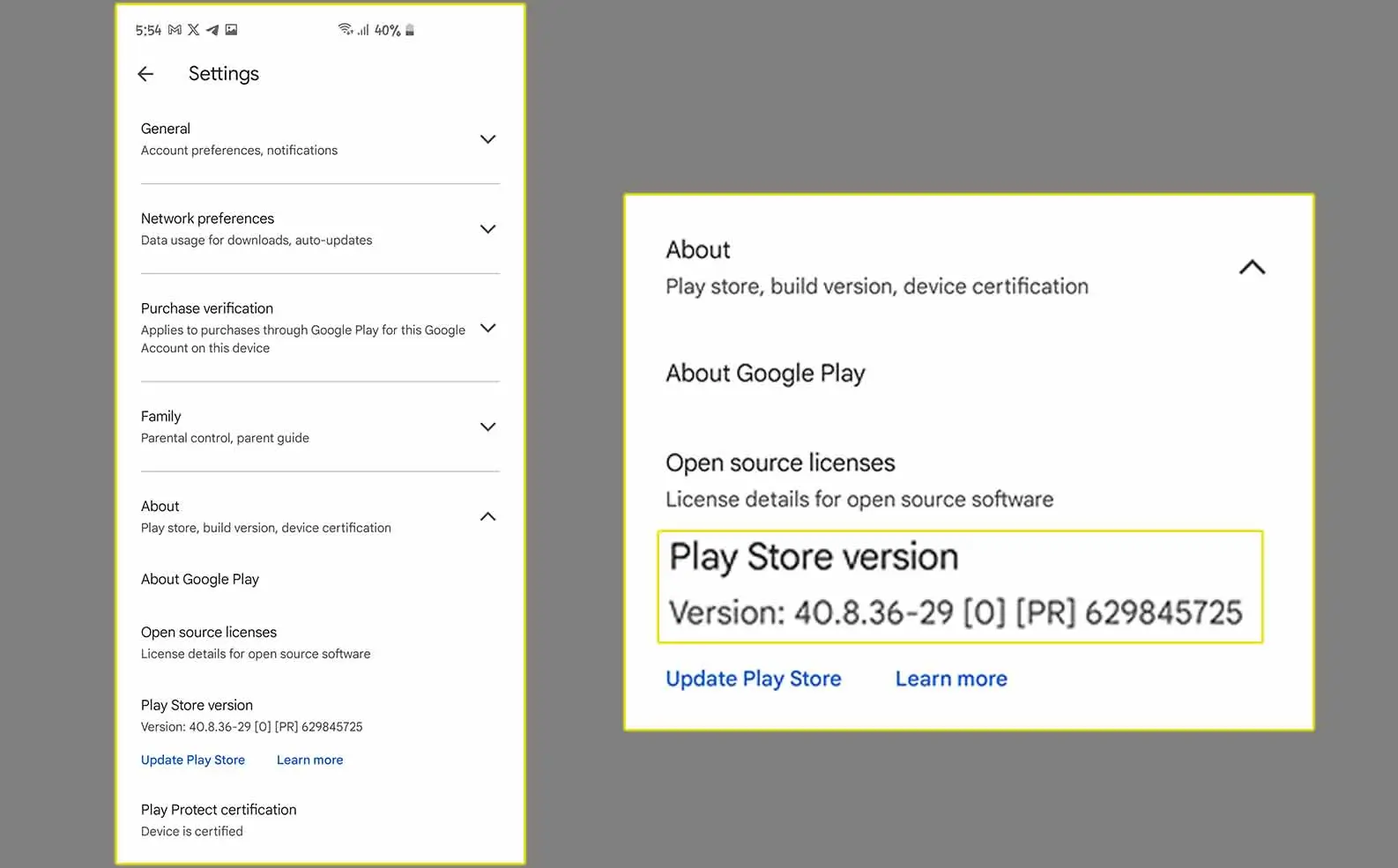 How to Update the Play Store