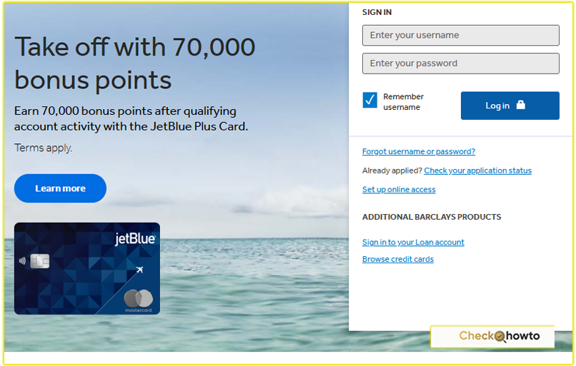 How I Log In to My JetBlue Credit Card Account
