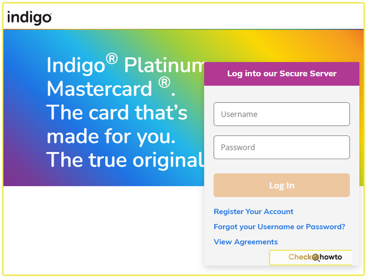 How I Login to My Indigo Credit Card Account