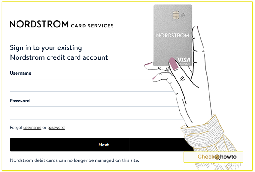 How I Login to My Nordstrom Credit Card Account