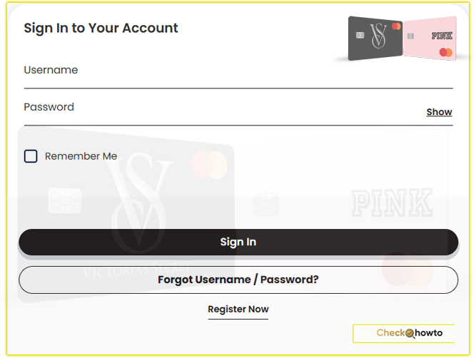 How I Login to My Victoria’s Secret Credit Card Account
