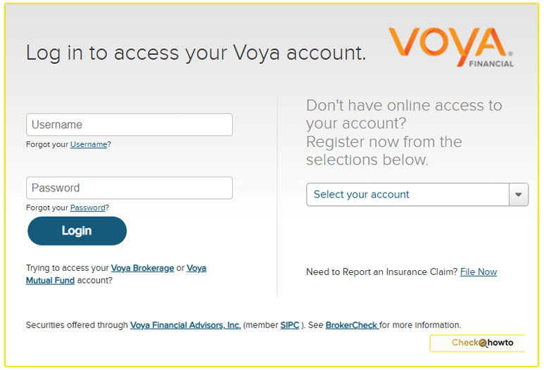 How I Login to My Voya Financial 401k Account
