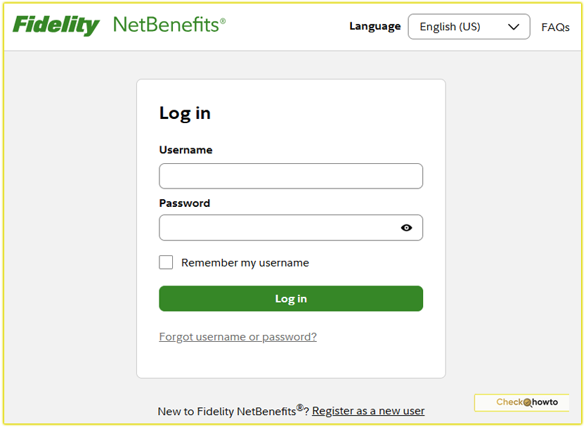 How I Login to My Fidelity 401k Account