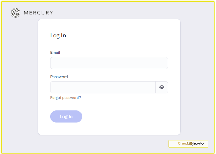How I Login to My Mercury Account