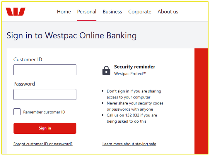 How I Login to My Westpac Online Banking Account