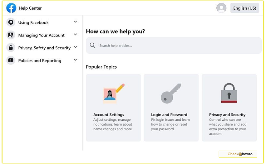 How to Contact Facebook Support to Report a Problem