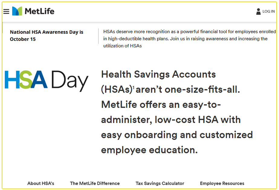 MetLife Health Savings Account
