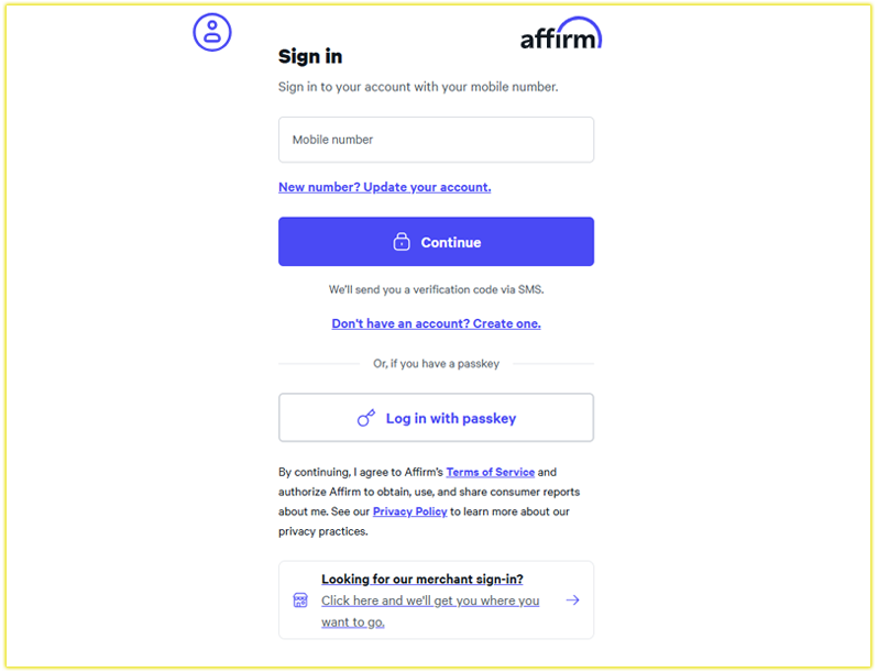 How I Login to My Affirm Account