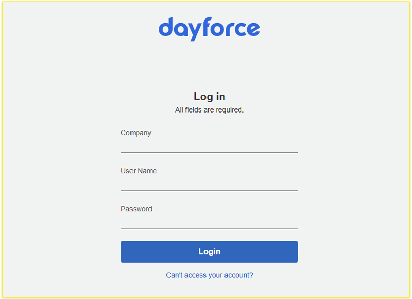 How I Login to My Dayforce Account
