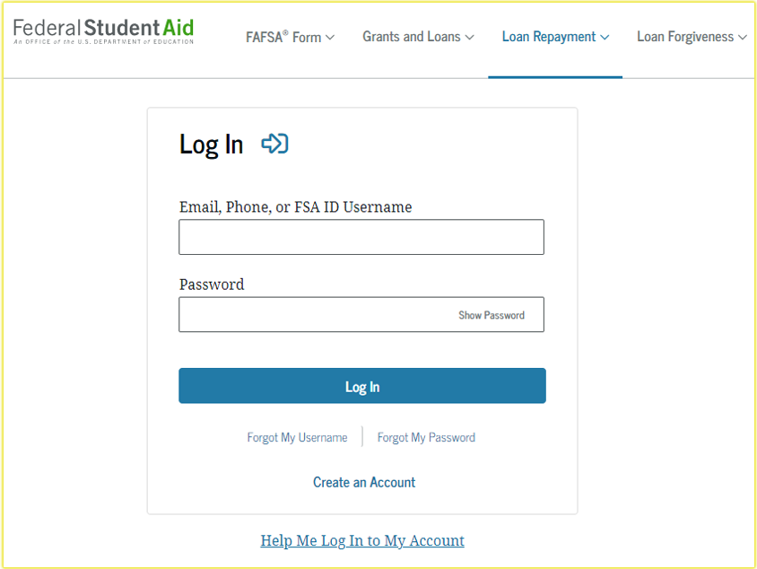 How I Login to My FAFSA Account