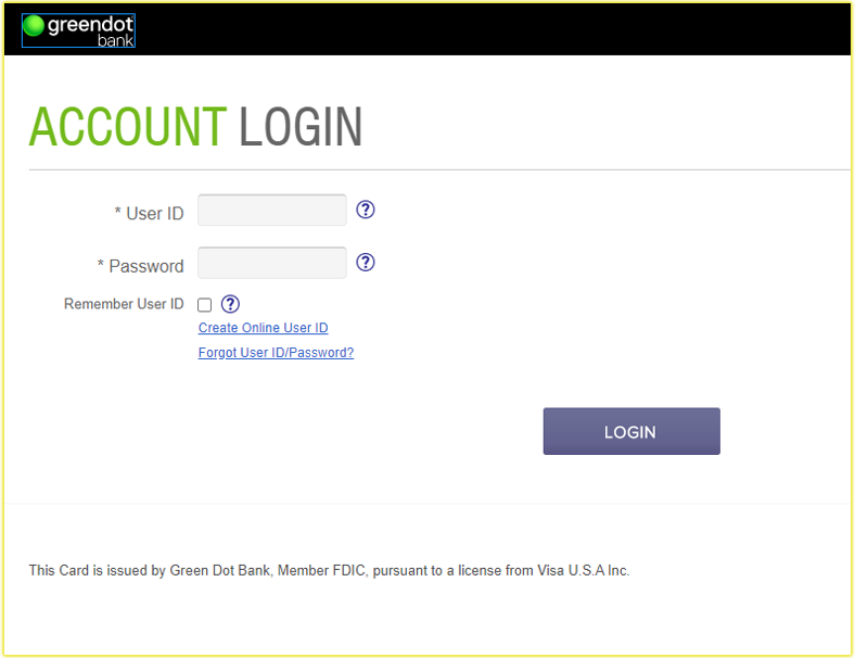 How I Login to My Green Dot Account
