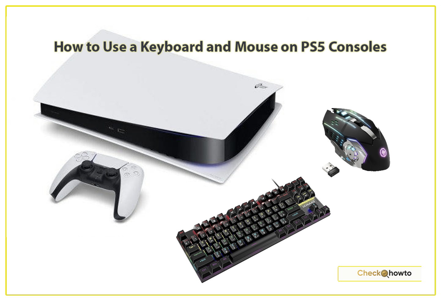 How to Use a Keyboard and Mouse on PS5 Consoles