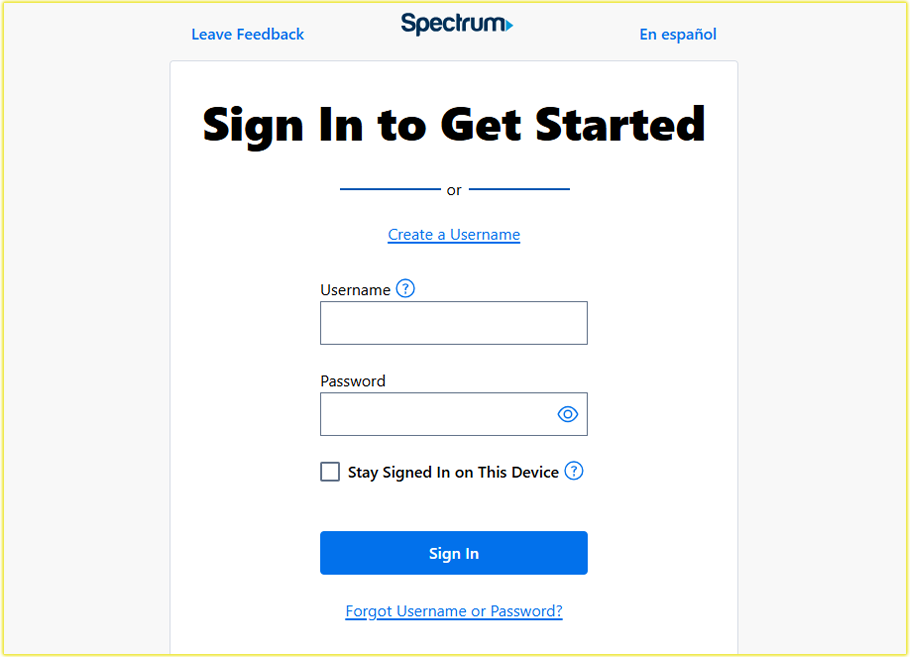 How I Login to My Spectrum Internet Account