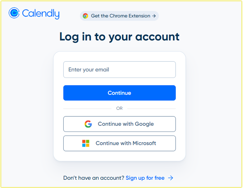 How I Login to My Calendly Account
