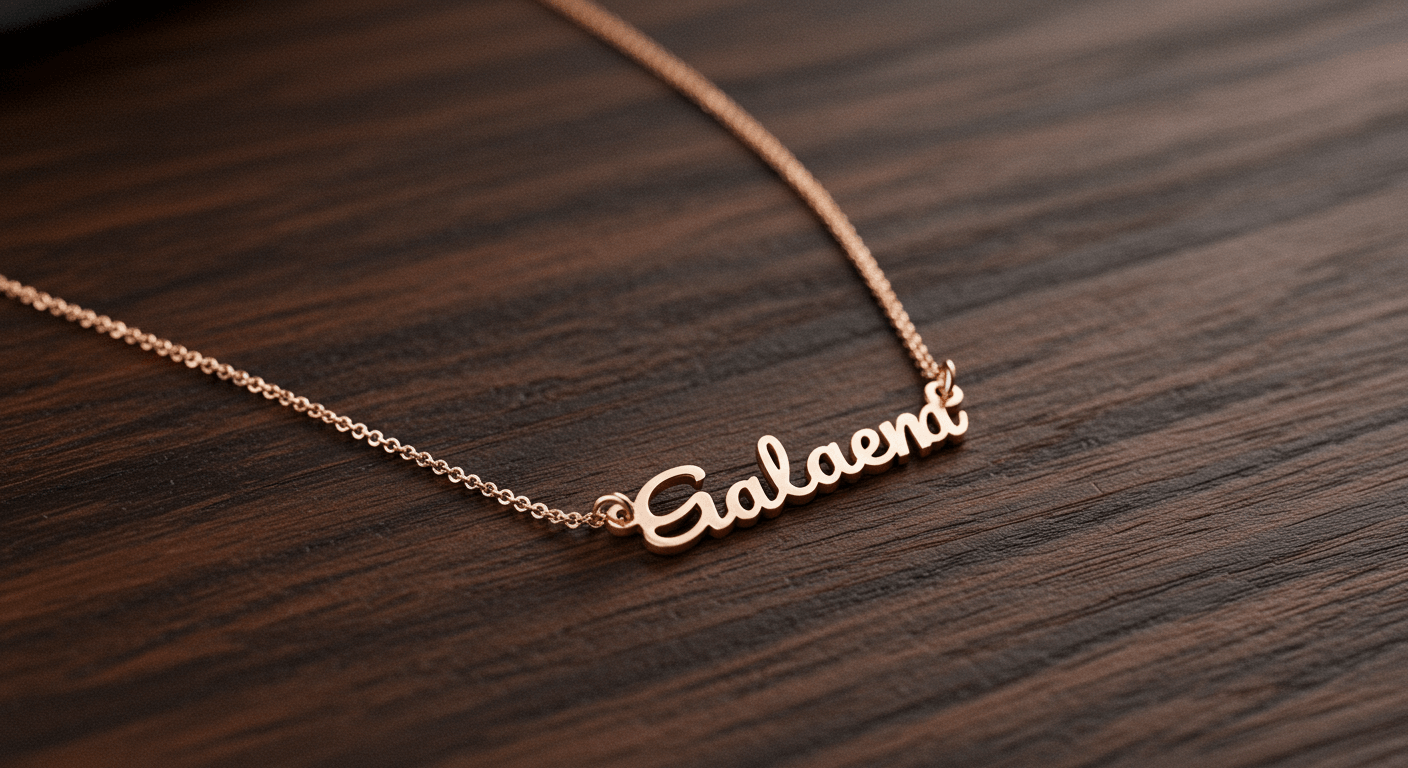 Personalized name necklace gift for girlfriend