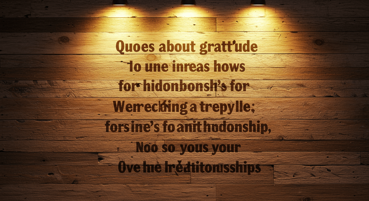Quotes About Gratitude for Relationships